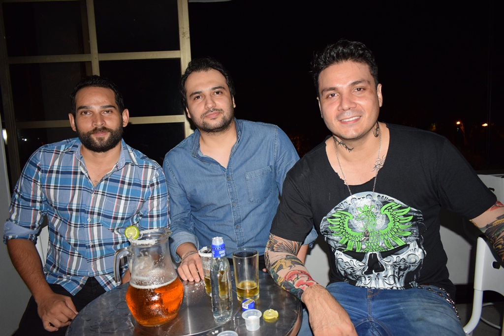 Juan Rodrigo Campo, Álvaro Muñoz y Guillermo Valencia.